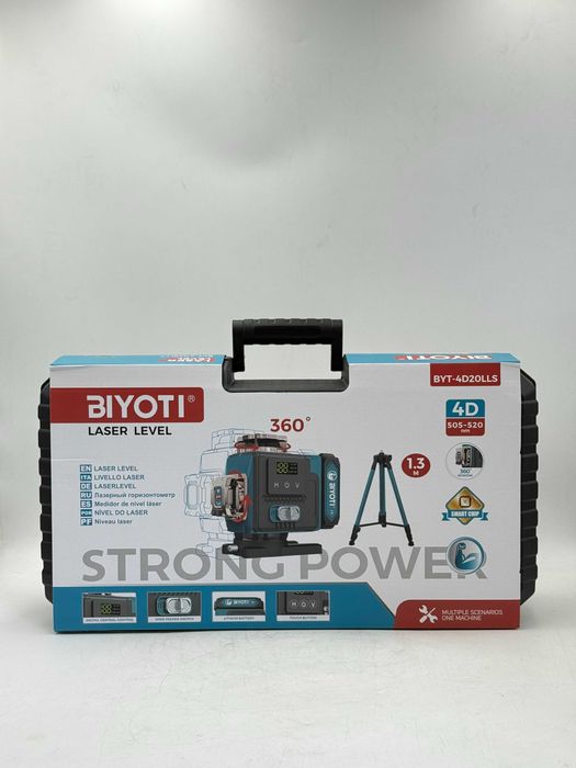 Лазерный уровень Biyoti BYT-4D20LLS  NEW
