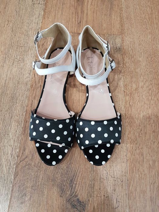 Sandale dama noi piele naturala + tesut buline usoare 36,5