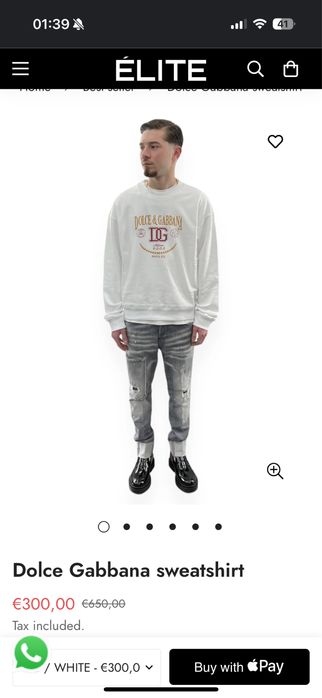 Bluza Dolce & Gabbana 100% originala !!!