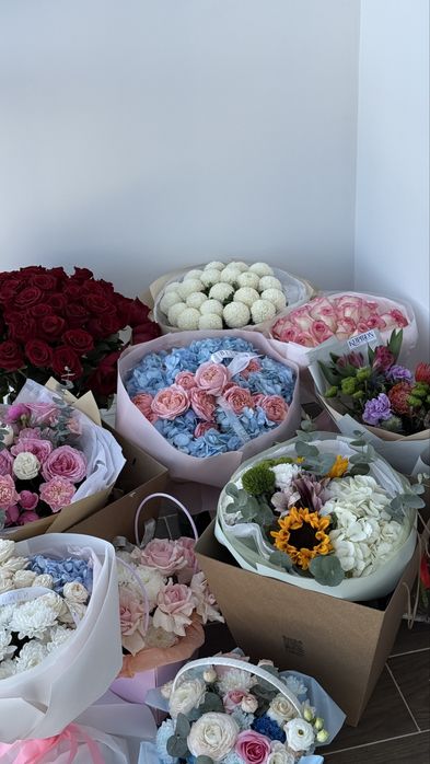 б/у букеты свежие