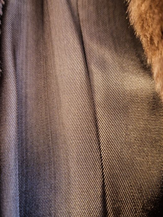 OVEX Haina/ Palton Dama Blana Naturala Mouton Dore MARO NOU