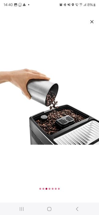 Espressor automat DELONGHI Dinamica ECAM 350.50.SB, 1.8l, 1450W, 15bar