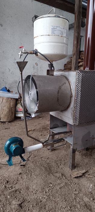 Vand soba pe ulei ars ,din inox de 5mm