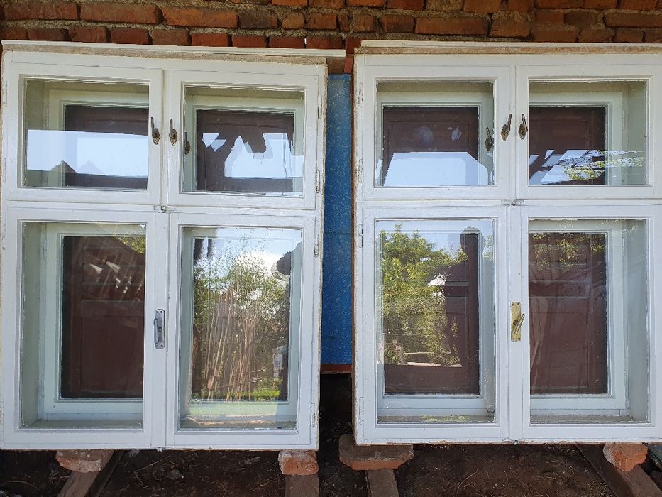 Vand geamuri casa saseasca,duble, 2 și 4 canate în stare f.buna
