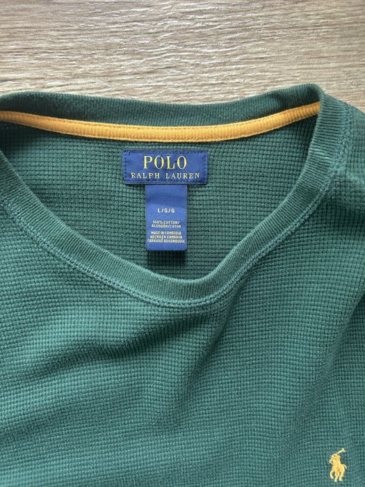 Зелен плетен пуловер Ralph Lauren Oригинален