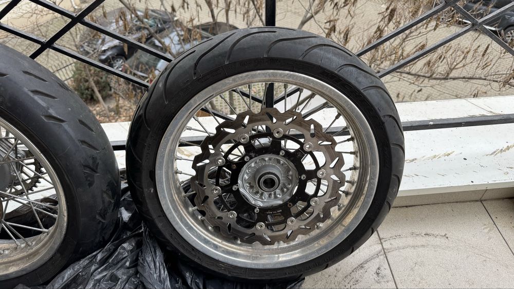 Roti supermoto KTM + adaptor