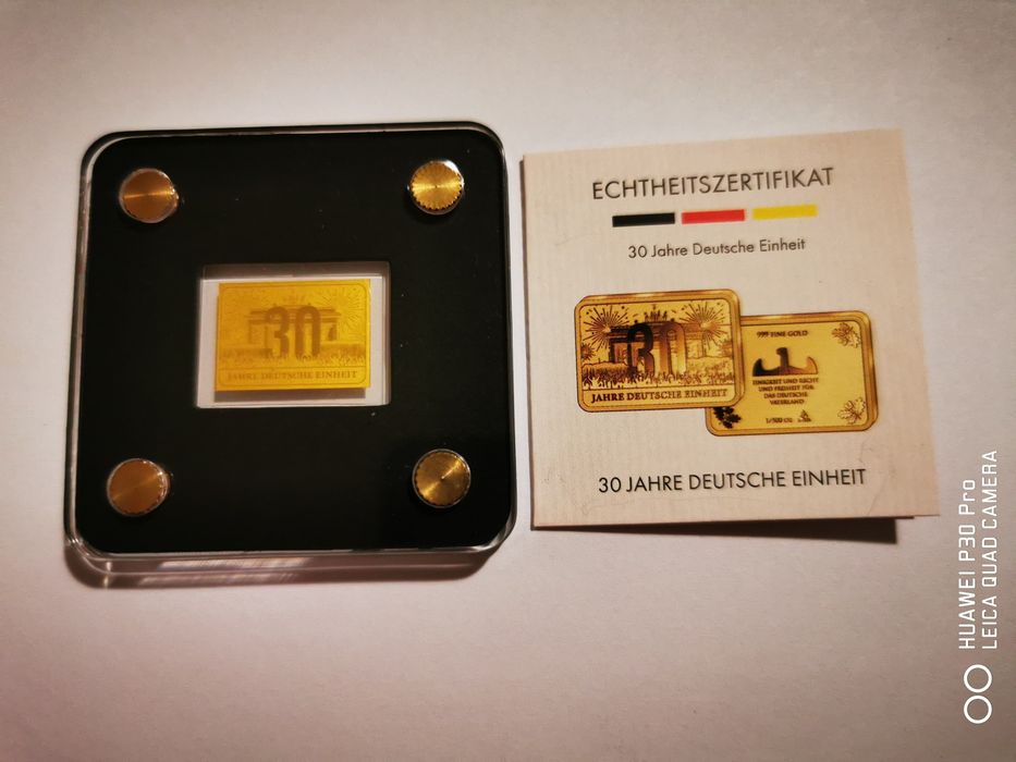 Златно кюлче, мини барче, идеално за колекционери и подарък!