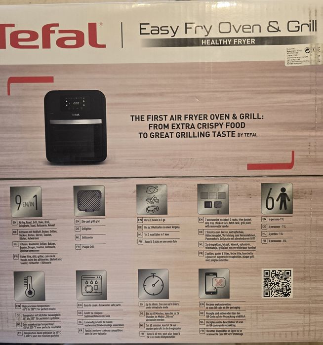 Уред за готвене с горещ въздух и фурна Easy Fry Oven & Grill FW5018