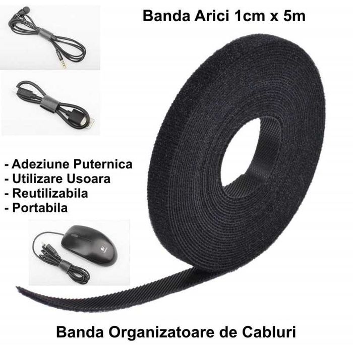 Banda Velcro Banda Scai Arici Organizator Cabluri Wire Management