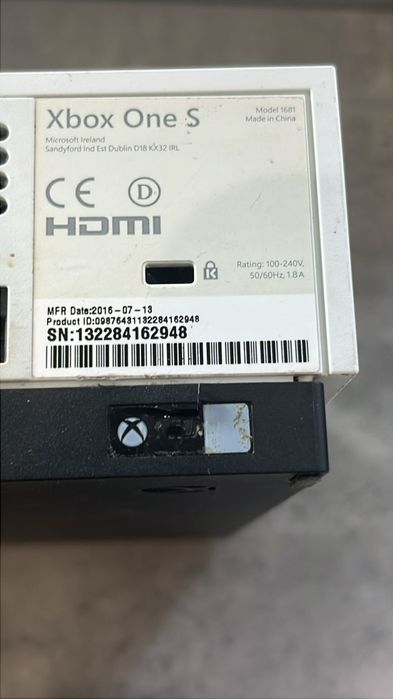 Xbox One S 1Tb Amanet BKG