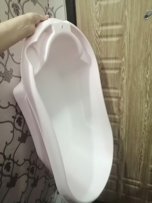 Ванночка детская розовая