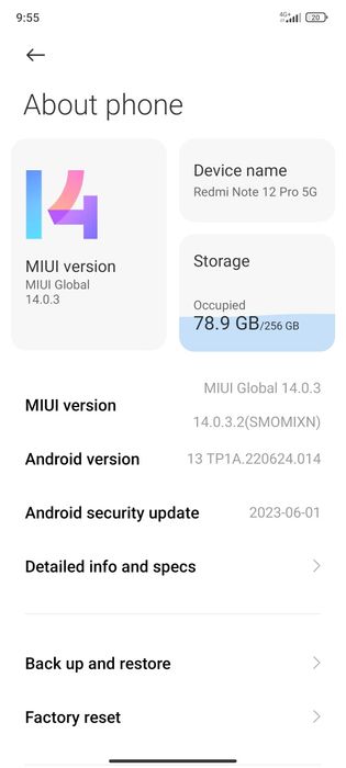 Redmi note 12 pro plus 5G