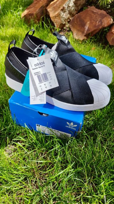 Кросовки Адидас супер стар слип он