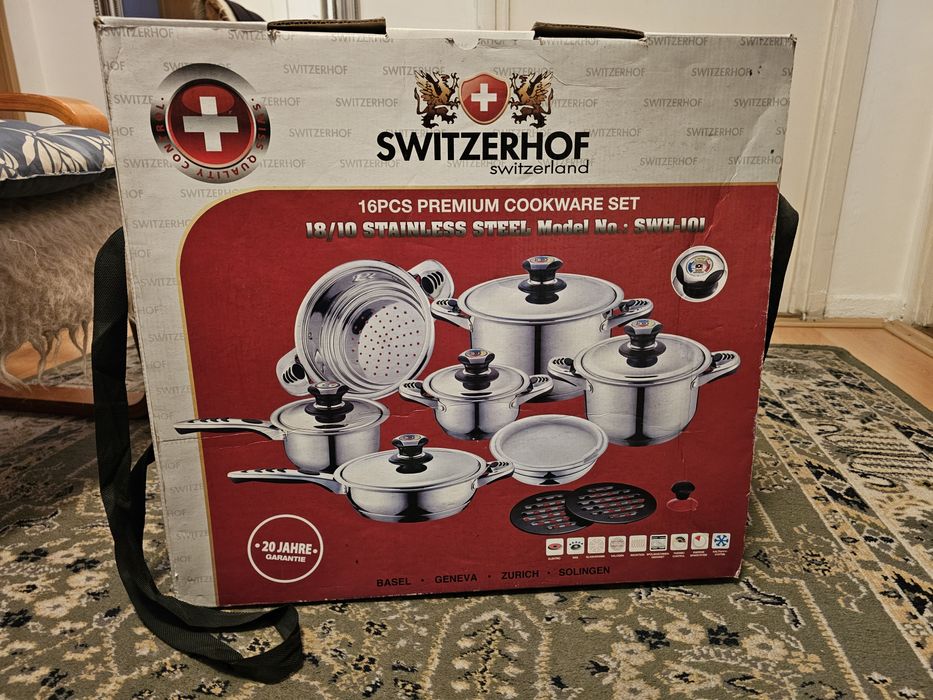 Set oale inox 16 piese Switzerhof Elveția