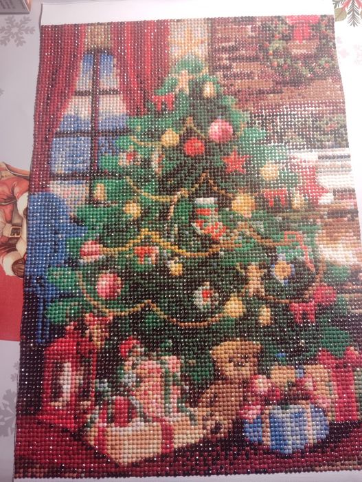 Tabloul cu diamante fără ramă