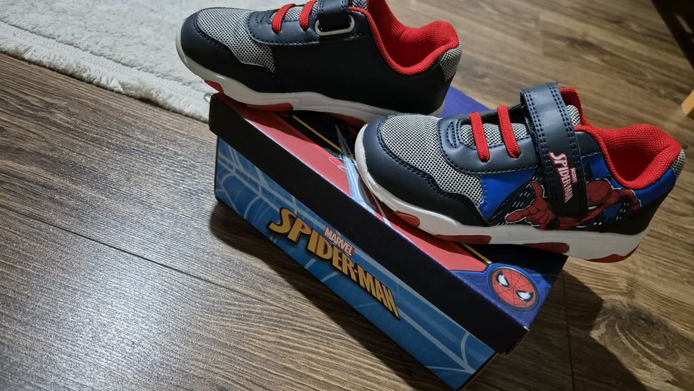 Ghete Spiderman cu led baieti
