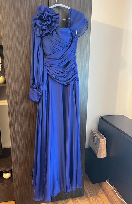 Rochie de seară albastru royal