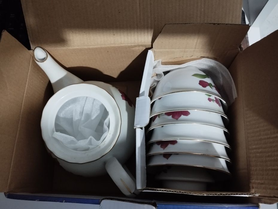 Набор чайный новый