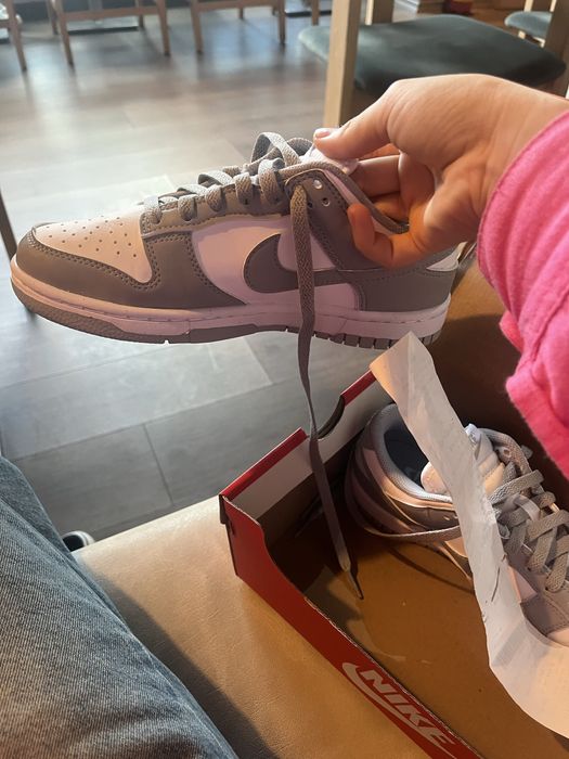 Кроссовки Nike DUNK LOW NEXT NATURE белый, серый