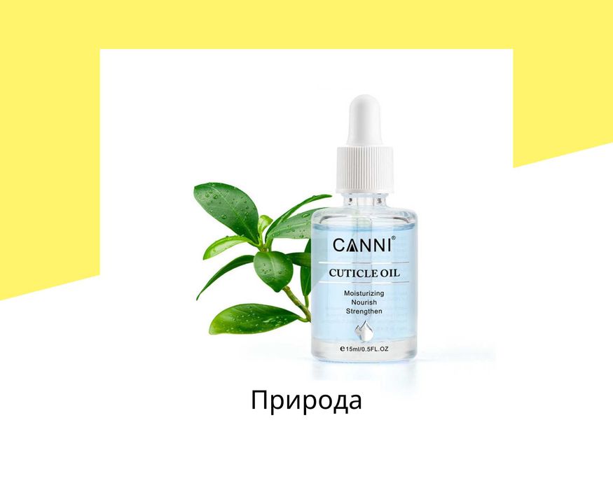 Професионално олио за подхранване на кожички CANNI с пипета – 15мл.