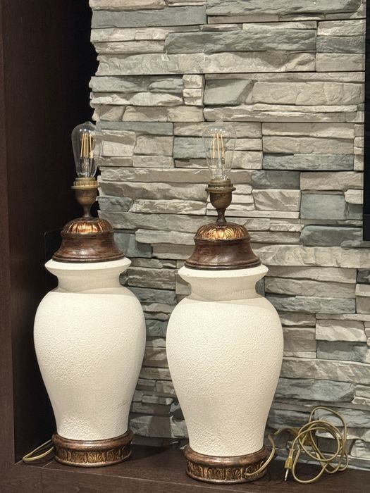 Прекрасни бутикови керамични лампи 2 броя
