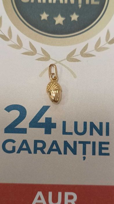 (Ag24 Harlau B.44858.1) Pandantiv aur 18K 0.70gr - Garantie 2 ani!