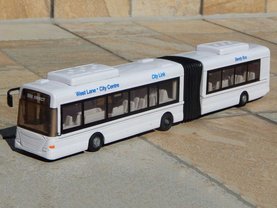 Jucarie autobuz articulat 40 cm cu defect