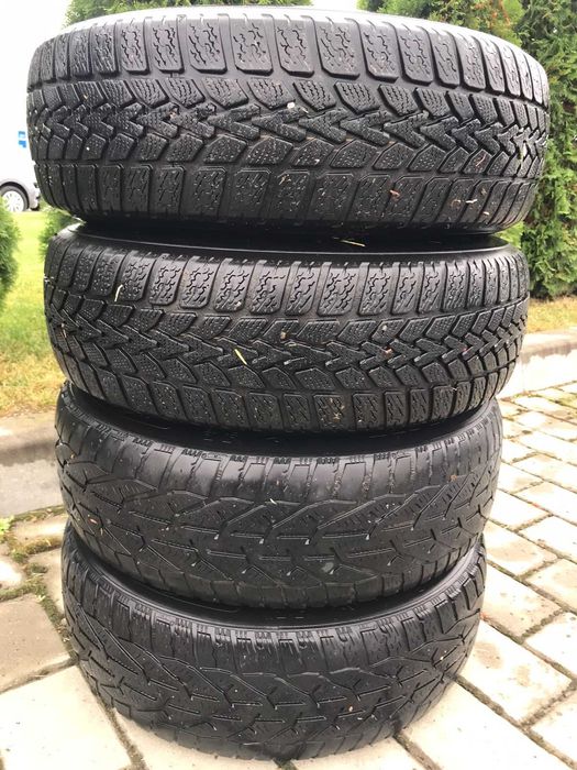 Set (Jante 5x100 R15 + Anvelope iarna 195 65 R15) DOT 4121