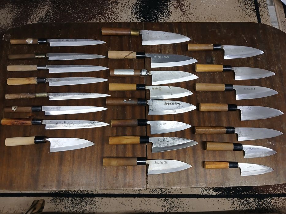 Японски Ножове Деба Сантоку Гиото...