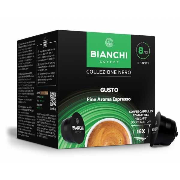 Капсули Bianchi Nero съвместими с  Dolce Gusto 16 бр./Лешник