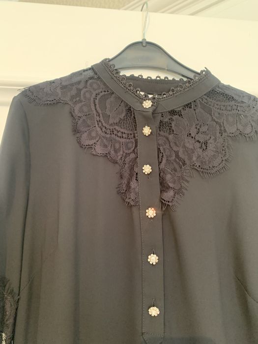 Черное коктейльное платье 36 размера