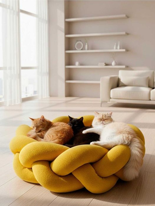 Лежанка "Косичка" для кошек и собак