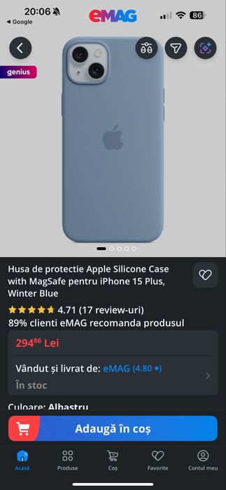 Husa originala iphone 16 pro si 15 plus