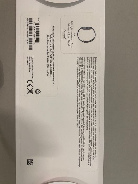 Iwatch SE 2 gen 44mm aluminum GPS