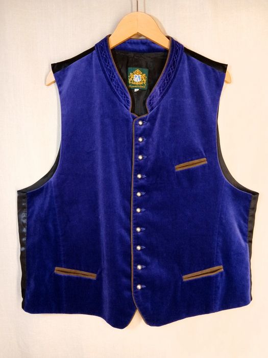 Veste bavareze Nr 54/56 vesta catifea Tracht Oktoberfest vanatoaret