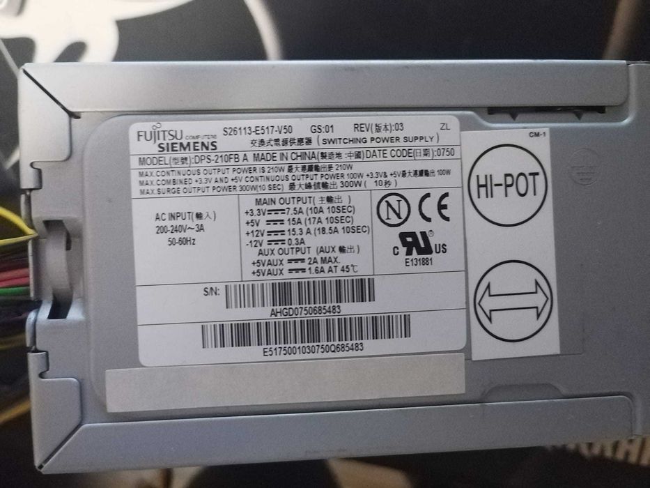 Sursa PC Fujitsu Siemens 300W