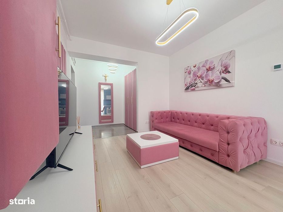 3 camere, mobilat si utilat, parcare inclusa - 550 euro