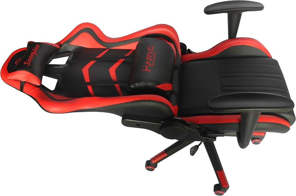 Гейминг стол Marvo - CH-106, червен/черен