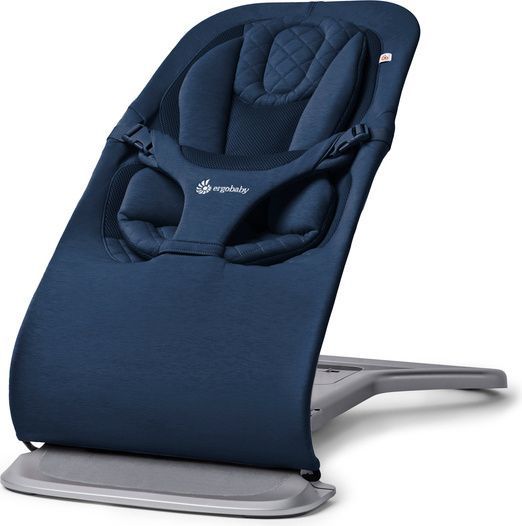 Шезлонг Ergobaby Evolve Bouncer в цвете Midnight Blue