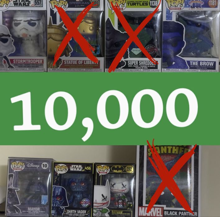 Funko Pop разные все в коробках.