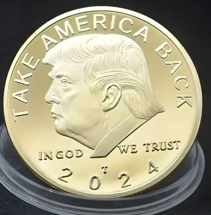 Монета с лика на Тръмп