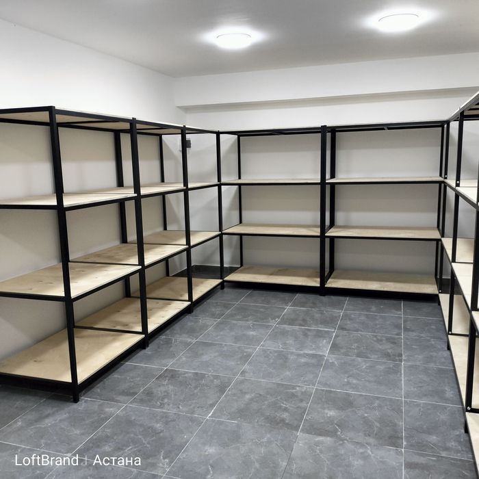 Изготовление стеллажей для склада. Лофт
