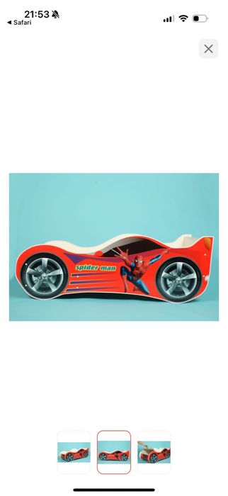 Кровать-машина Человек-паук,