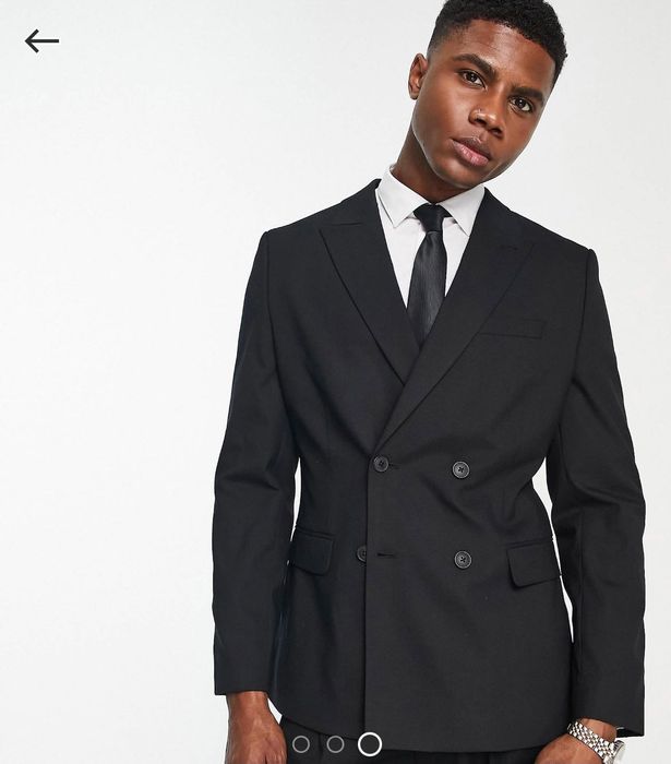 Мужской костюм черный