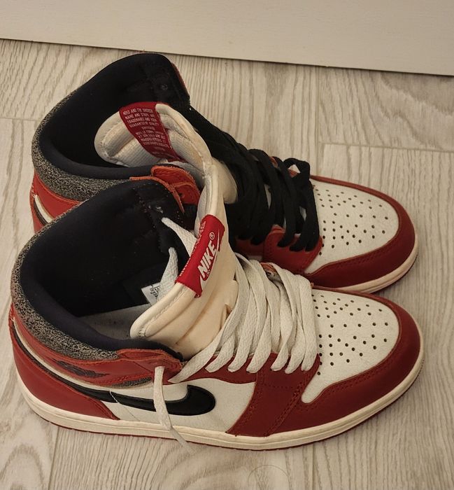 Adidasi Jordan 1 Lost and Found marime 37.5
