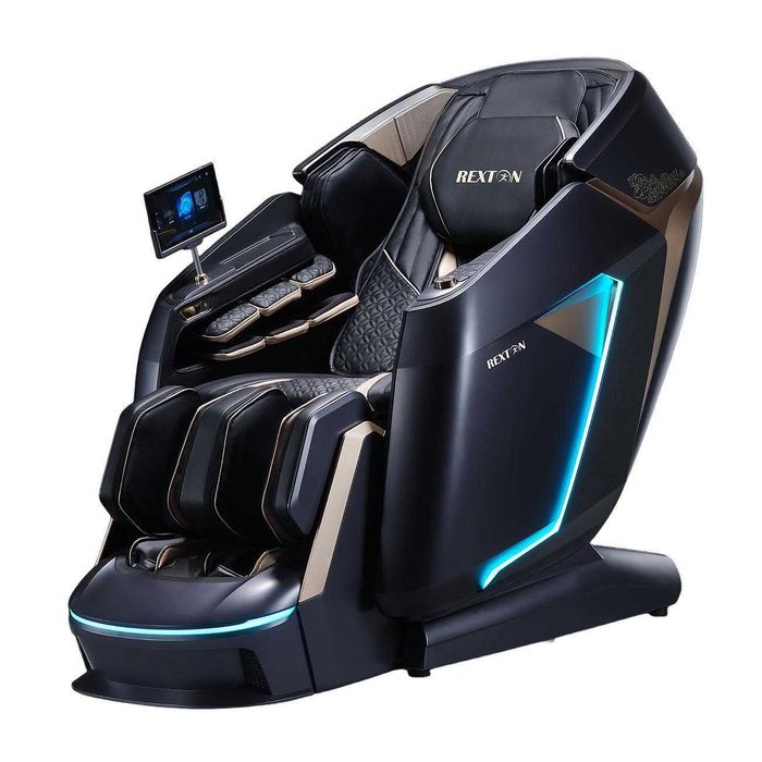 %ПРОМО% Професионален масажен стол REXTON RK9500S - Върховна 4D технология с двоен масажен механизъм