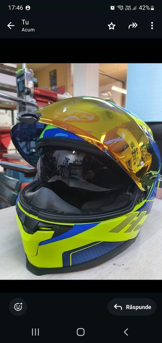 Casca HJC cu doua viziere