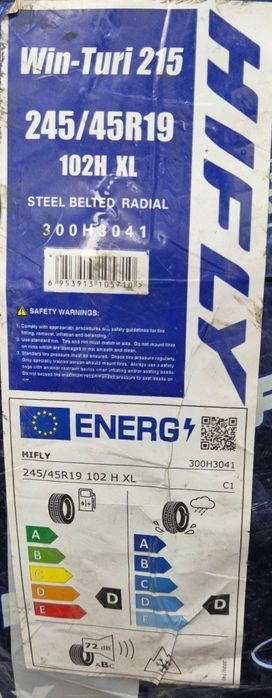 Автомобильные шины Зимние Hi-Fly Win-Turi (215) 245/45R19