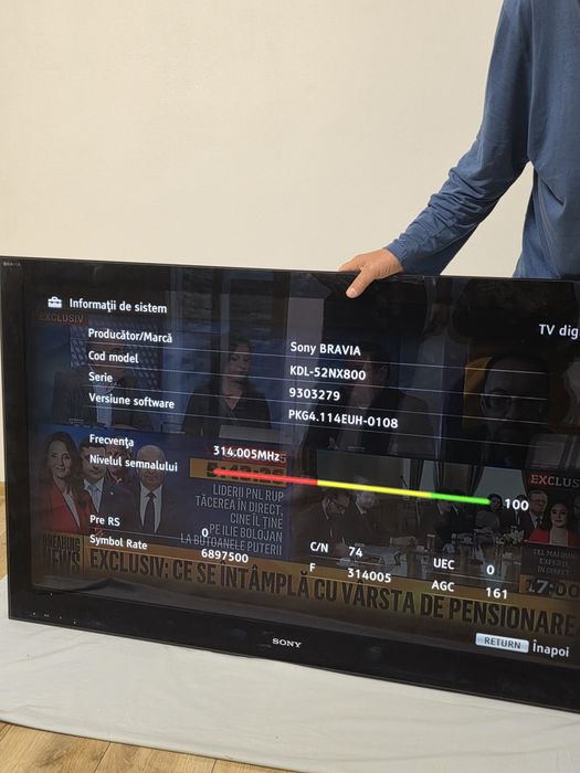 TV Sony KDL-52NX800 de vânzare