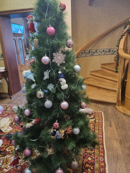 Новогодняя елка с игрушками